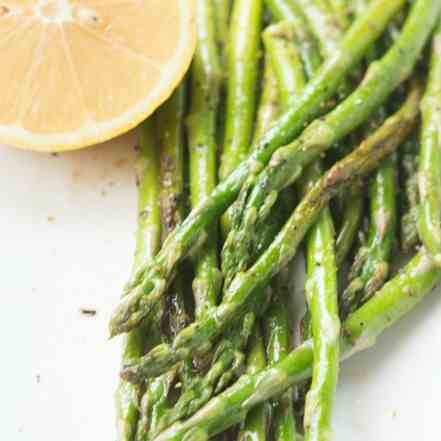 lemon pepper grilled asparagus