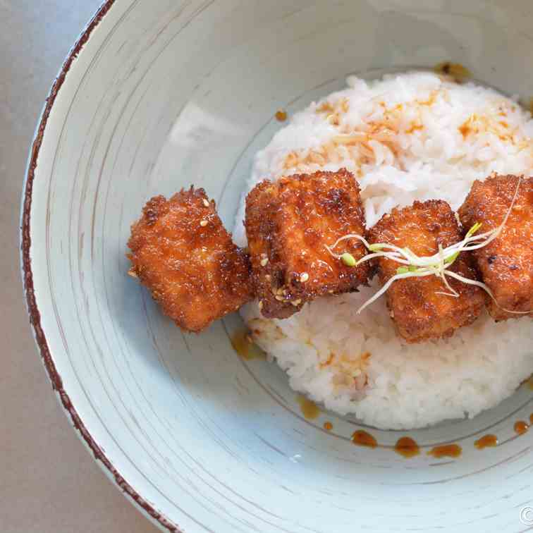 Korean Breaded Tofu Cubes