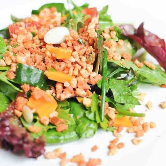 Salad with Cheese Sprinkles