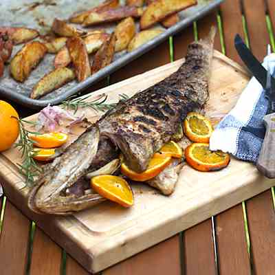Grilled Whole Redfish