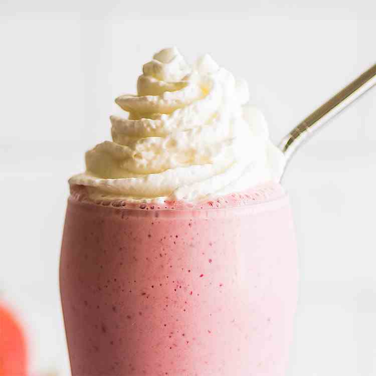 The Best Strawberry Milkshake