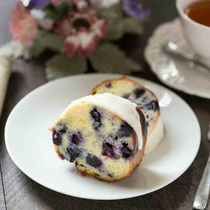 Lemon Blueberry Pound Cake