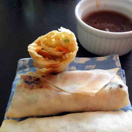 Baked Vegetable Spring Rolls