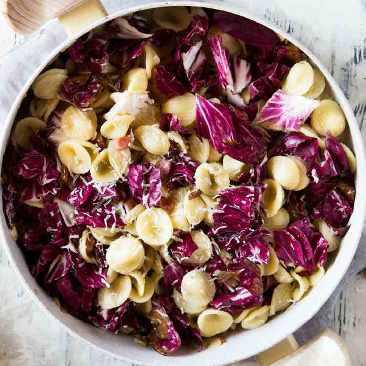 Orecchiette with Pancetta and Radicchio