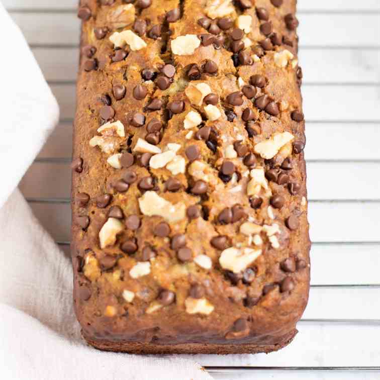 Healthy Whole Wheat Banana Bread