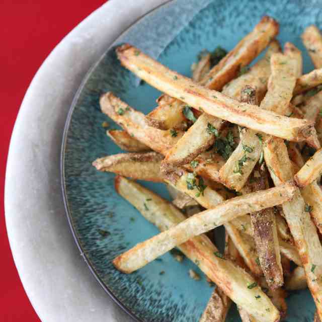 Baked French Fries with Indian Spices