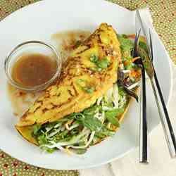 Vegetarian Vietnamese Pancakes