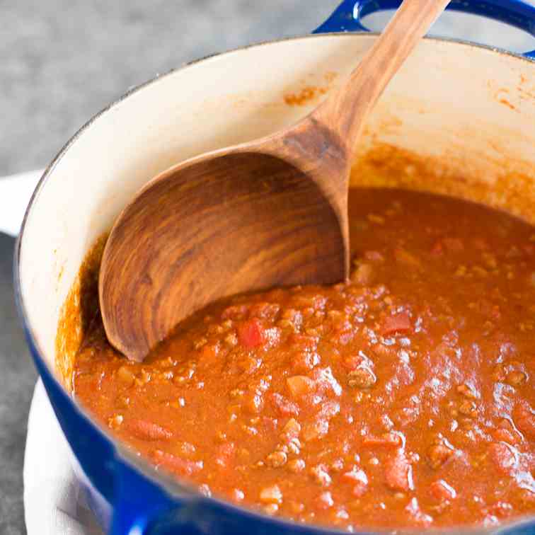 Easy One Pot Chili