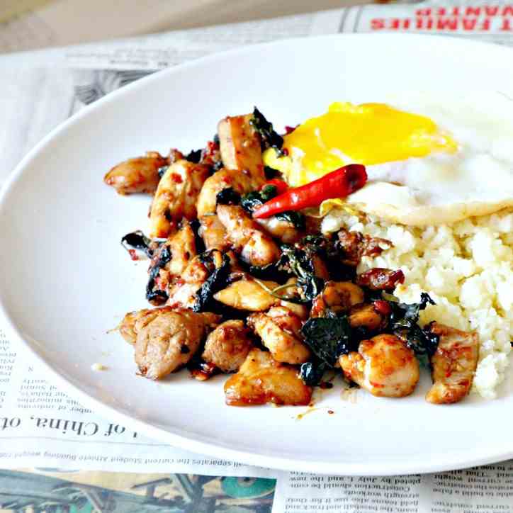 Street Food- 30 minute Thai Basil Chicken