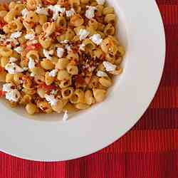 Pasta with Roasted Yellow Pepper