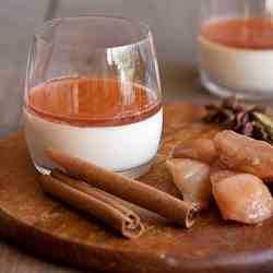 Cinnamon panna cotta