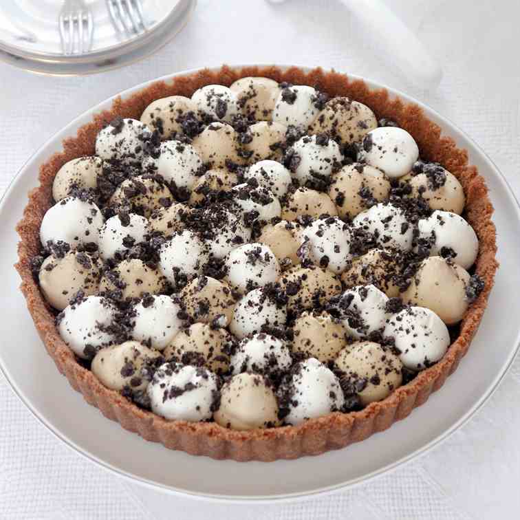 No Bake Coffee Mascarpone Tart