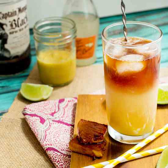 Pineapple Dark & Stormy