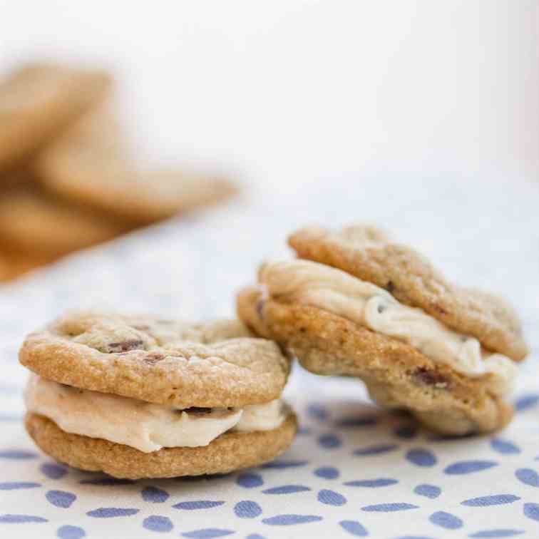 Chocolate Chip Cookie Dough Sandwich Cooki