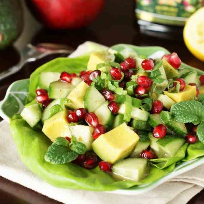 Avocado & Pomegranate Salad