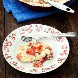 Strawberry Rhubarb Crumble