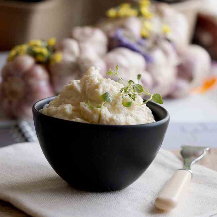 Creamy cauliflower puree