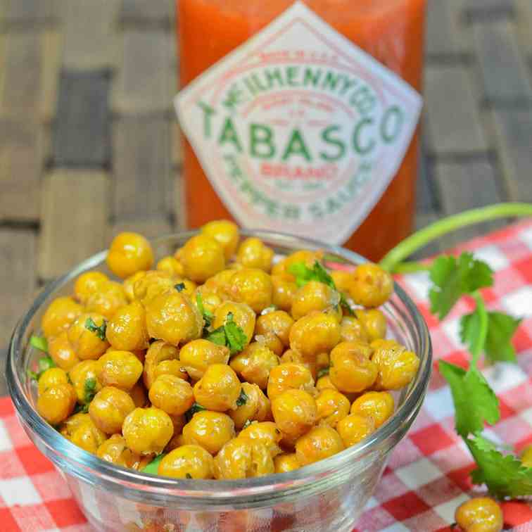 Spicy Roasted Chickpeas