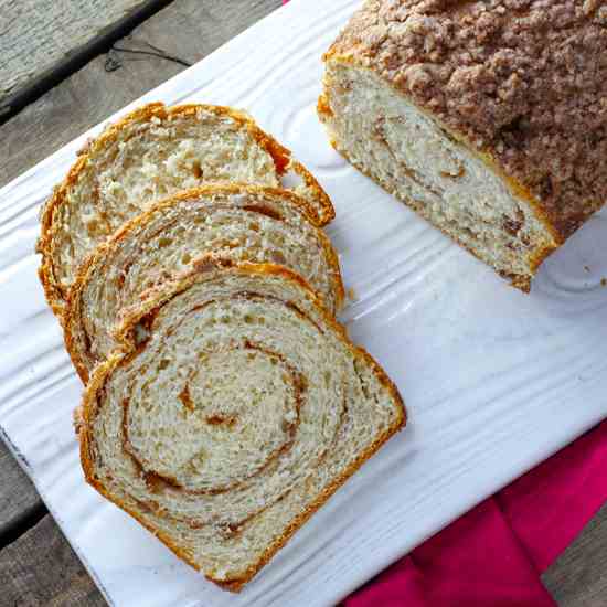 Triple Cinnamon Swirl Bread