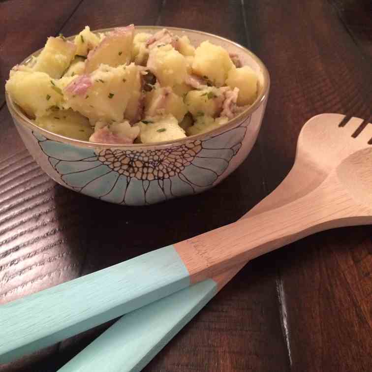 Chive Oil Potato Salad