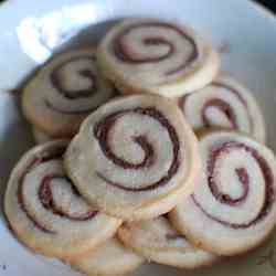 Nutella Pinwheel Cookies