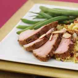 Roast Pork With Fennel Cran Orange Rice