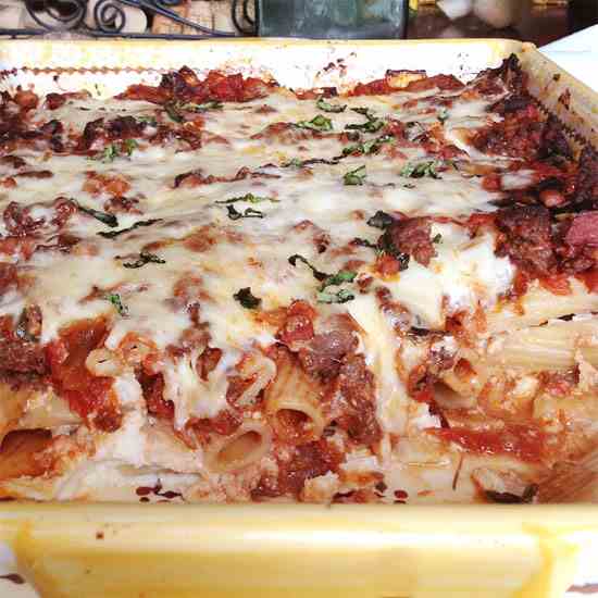 Baked Ziti with Sausage
