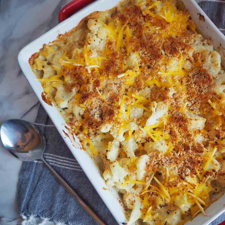 Cauliflower Mac and cheese