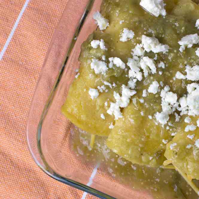 Enchiladas Verdes