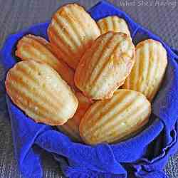 Orange Glazed Madeleines