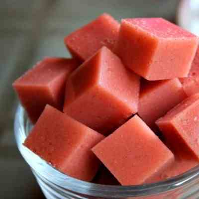 Strawberry - Lemon Jelly Squares