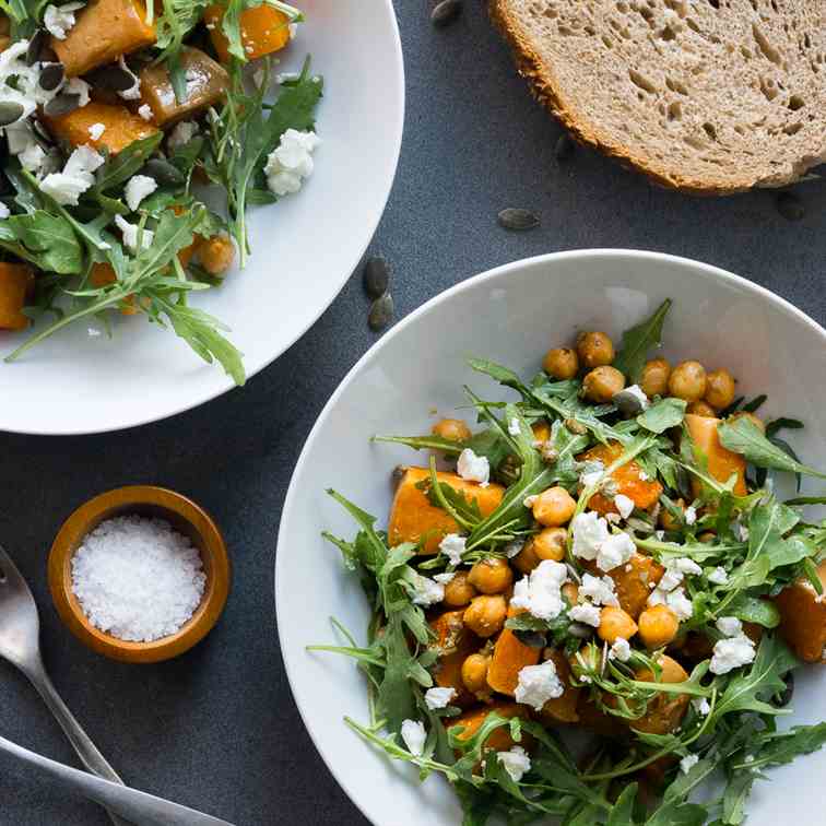 Ultimate Roasted Butternut Squash Salad