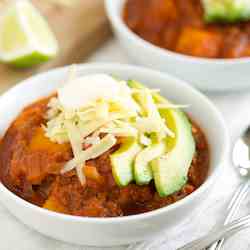 Crockpot Sweet Potato Chili