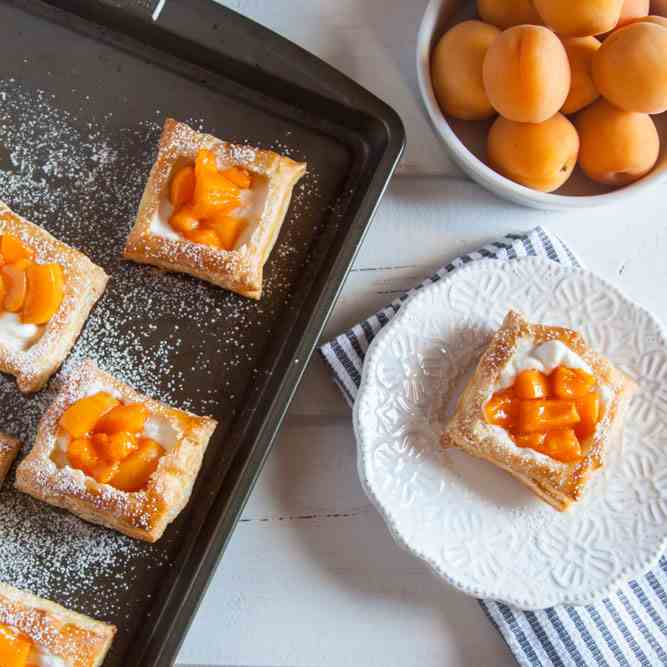 Mini Apricot Fruit Tarts