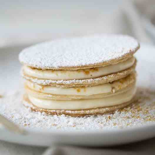 Millefeuille with mascarpone