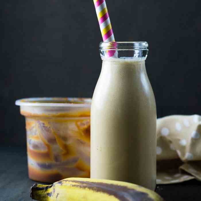 Banana Dulce de Leche Smoothie