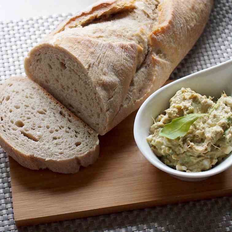 Tuna, egg and avocado spread