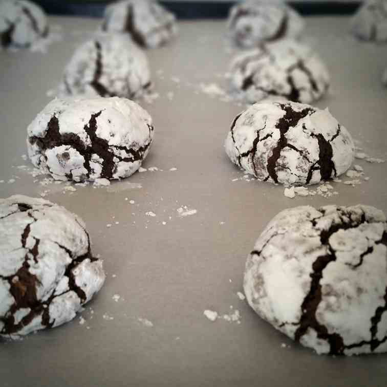 CHOCOLATE, ORANGE & ALMOND COOKIES