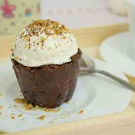 No-bake chocolate muffin