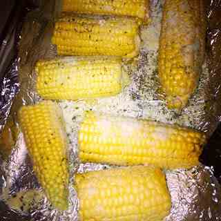 Parmesan corn on cob