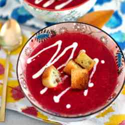 Beet and Yam Soup