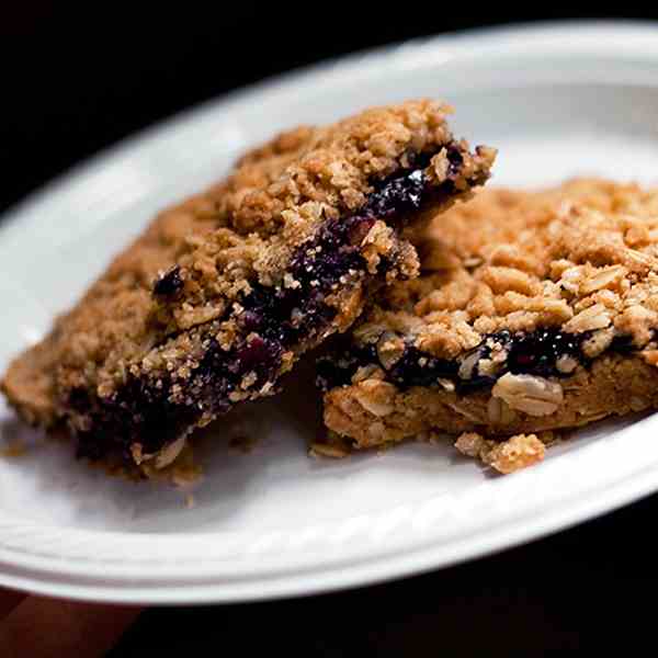 Berry Oatmeal Crumble Bars