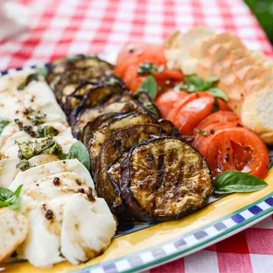 Grilled Italian Eggplant Antipasto