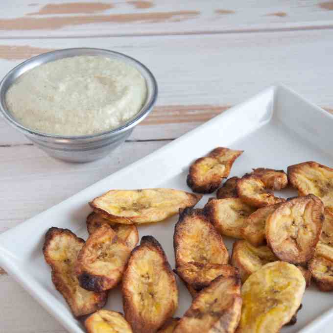 Oven-Baked Plantain Chips