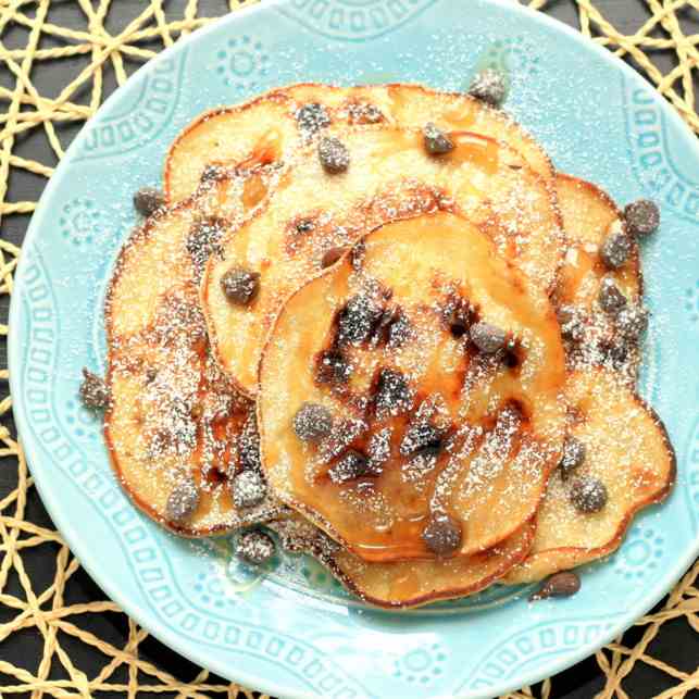 Chocolate Chip Banana Pancakes