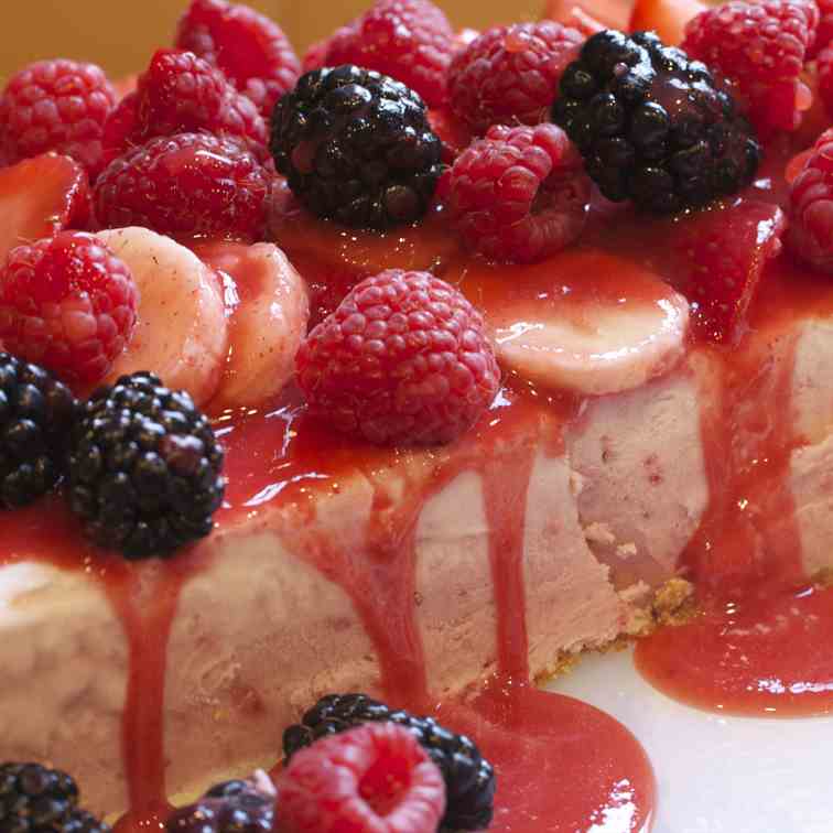Strawberry Creamsicle Pie