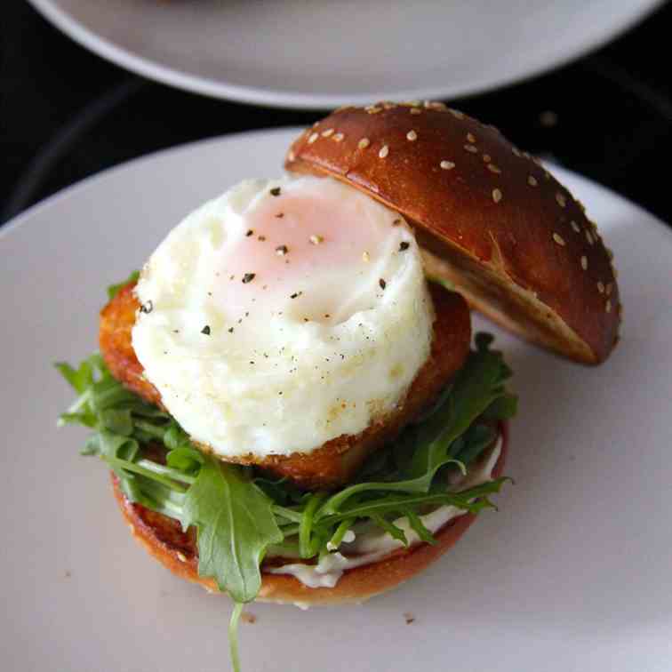 Brunch Hashbrown Burger 