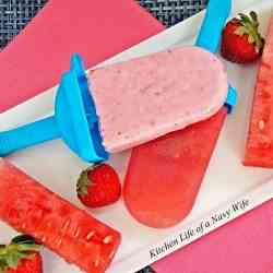 Super Simple Frozen Fruit Pops