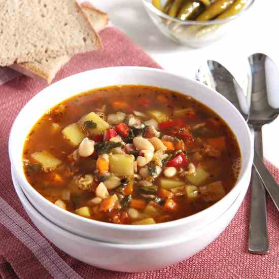 White Bean and Vegetable Soup