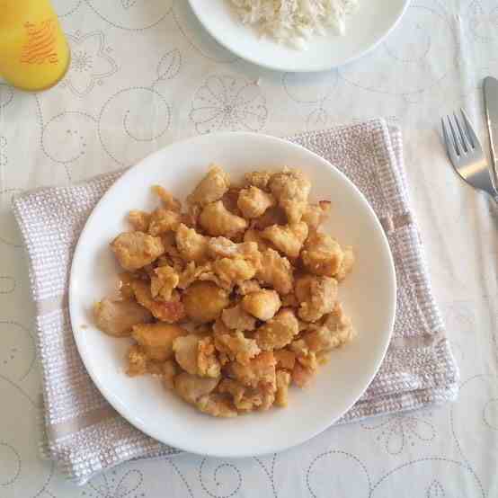 Baked sweet and sour chicken